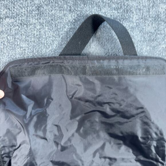 Kate Spade Black Nylon Messenger Bag Large Crossbody Laptop Work Travel Tote - Picture 5 of 14